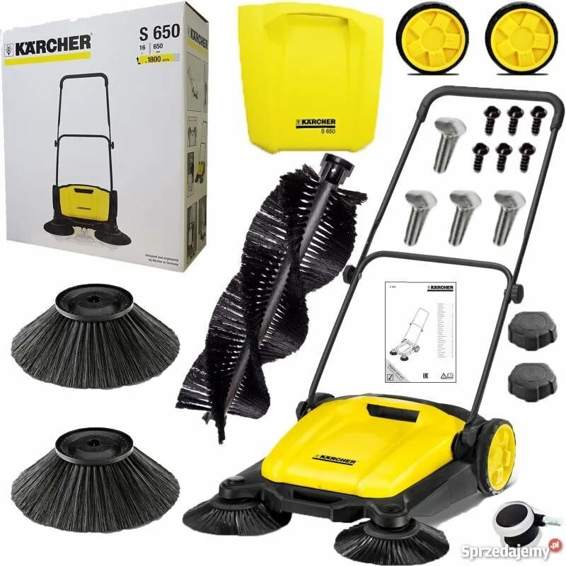 Аксессуары karcher. Керхер s 650. Подметальная машина Керхер s 650. Подметальная машина Karcher s 650 1.766-304.0. Машина подметальная ручная Karcher s 650.