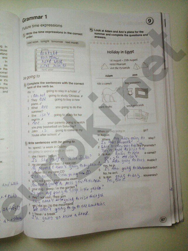 Английский рабочая тетрадь 6 класс страница 9. Английский язык 6 класс рабочая тетрадь Комарова стр 87. Тетрадь по английскому языку 6 класс Комарова рабочая тетрадь.