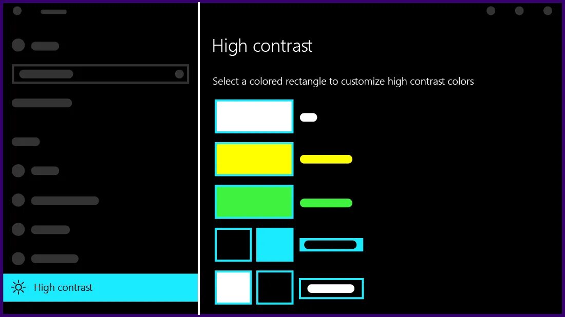 Режим высокой контрастности. Высокая контрастность Windows 10. Высокая контрастность. Контрастный режим в Windows 10.