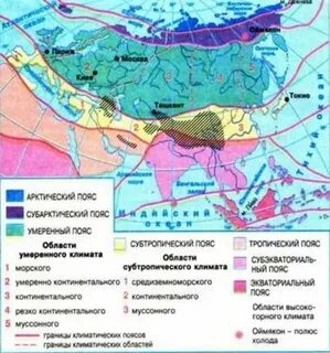 Умеренно климатический пояс резко континентальный климат