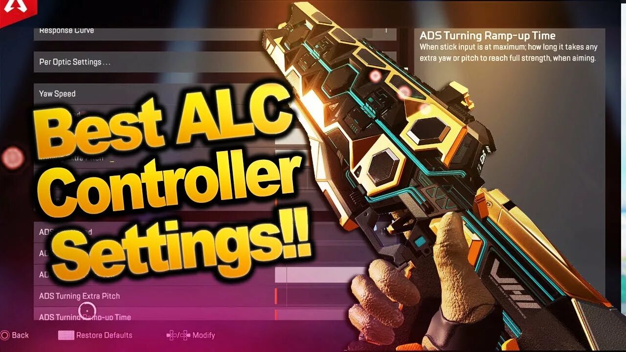 Setting apex legends
