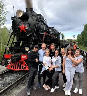 Ретро поезд рускеала фото