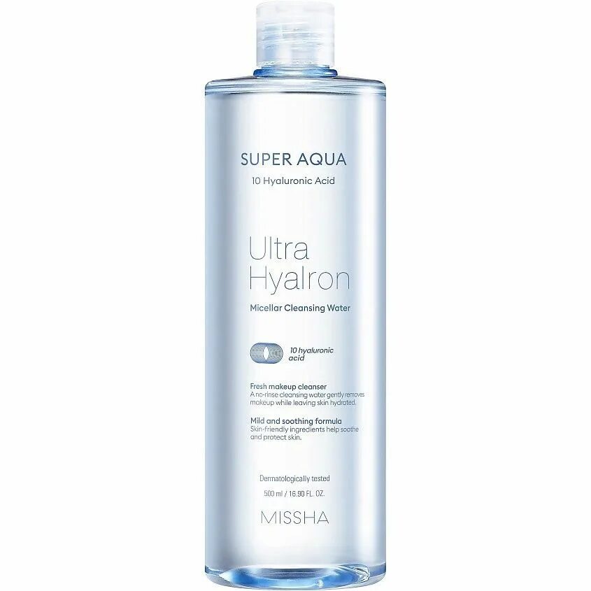 Super Aqua Ultra Hyalron Micellar Cleansing Water. Missha super Aqua Ultra Hyalron Micellar Cleansing Water увлажняющая мицеллярная вода 500 мл. Missha super Aqua 10 Hyaluronic acid. Пенка Missha super Aqua Ultra Hyalon 100 мл. Мицеллярная вода ultra