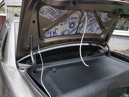 Ремонт крышки багажника