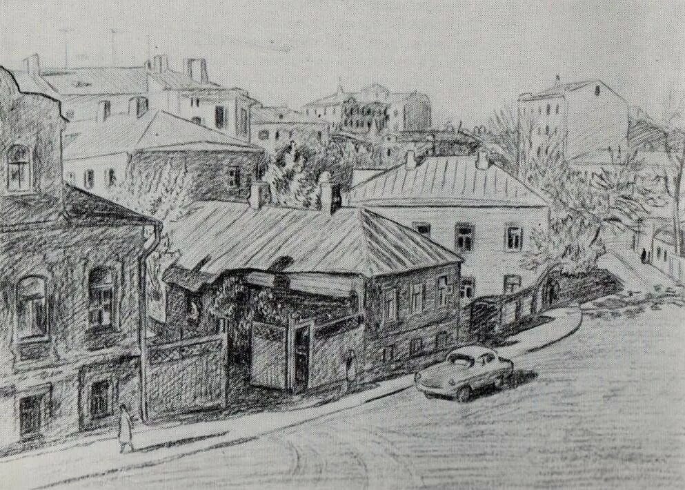 Старые рисунки. Вакидин Виктор Николаевич. Вакидин Виктор Николаевич художник. Вакидин Виктор Николаевич (1911–1991). Зарисовки старой Москвы.