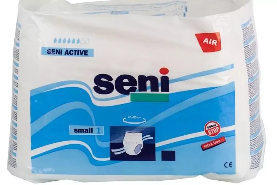 Сени (Seni) Актив подгузники-трусы для взрослых впитывающие. Сени подгузники-трусы Актив m №10.
