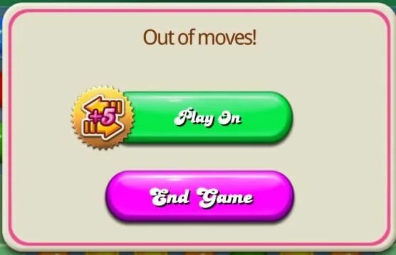 Out of moves. Move out.