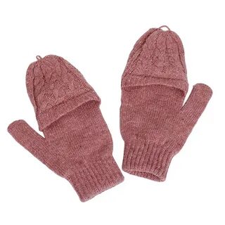Варежки перчатки с откидным