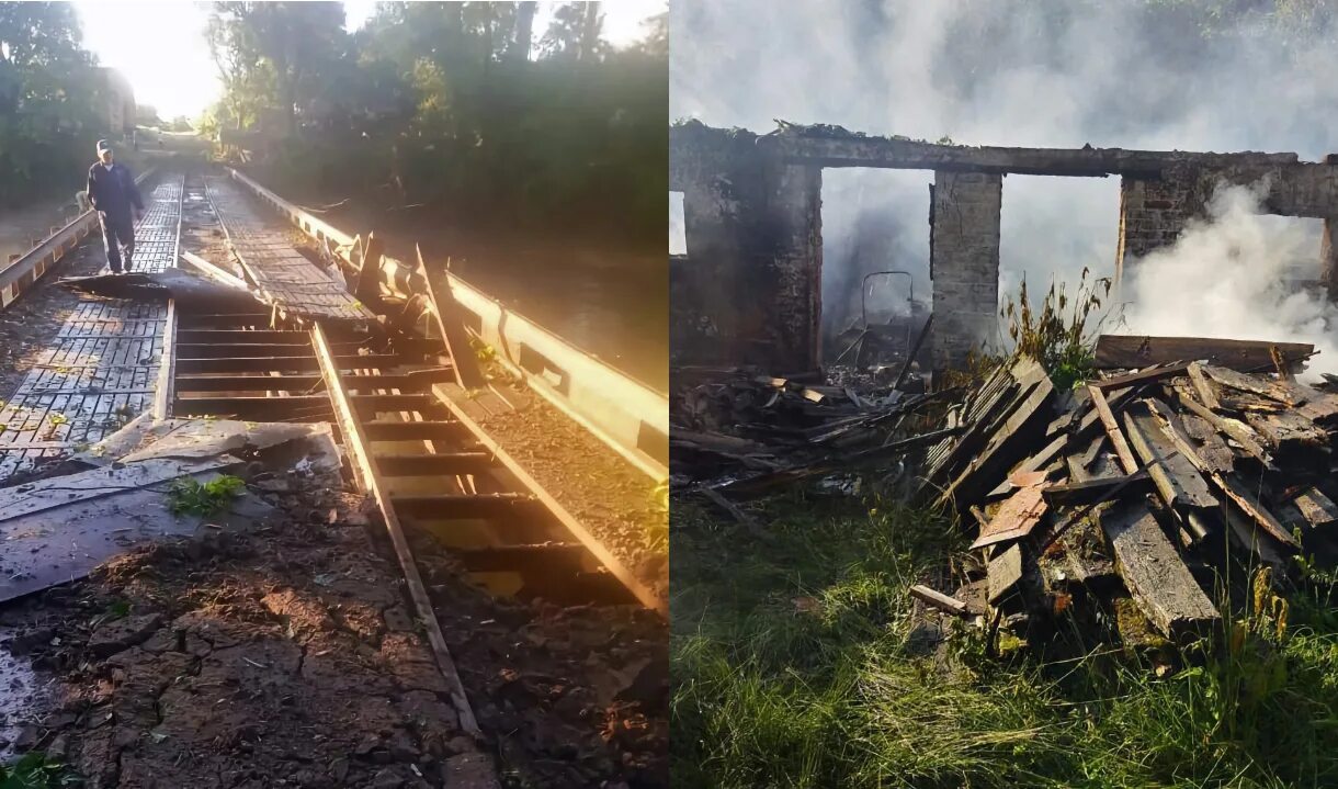 Видео обстрела курской области сегодня