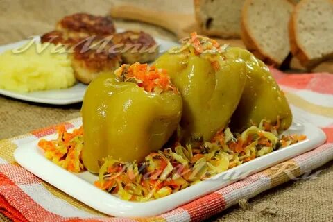 Перец фаршированный морковью рецепт быстрого приготовления