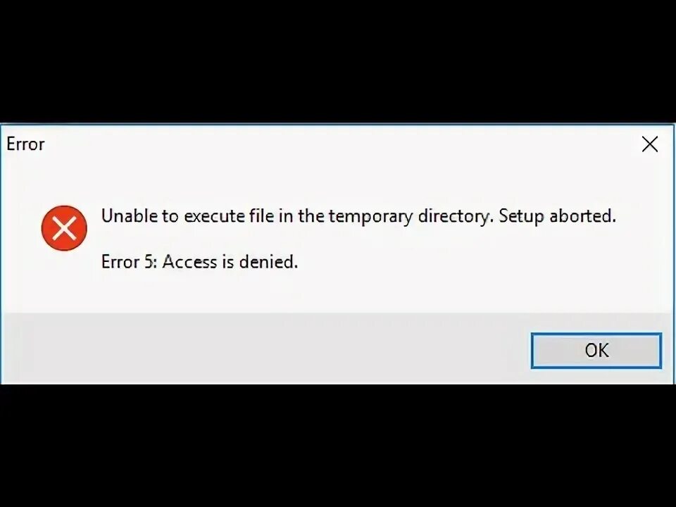 File system access denied