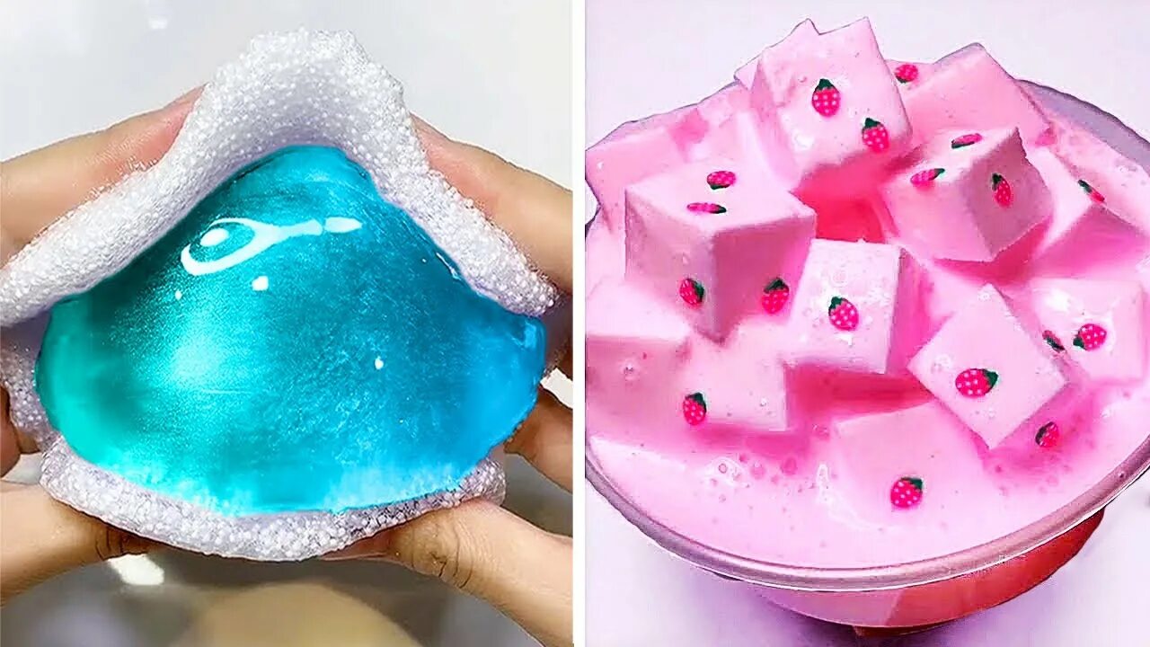 Slime ASMR. АСМР СЛАЙМЫ. СЛАЙМ сердечко. Новый СЛАЙМ. Сделай другие слаймы