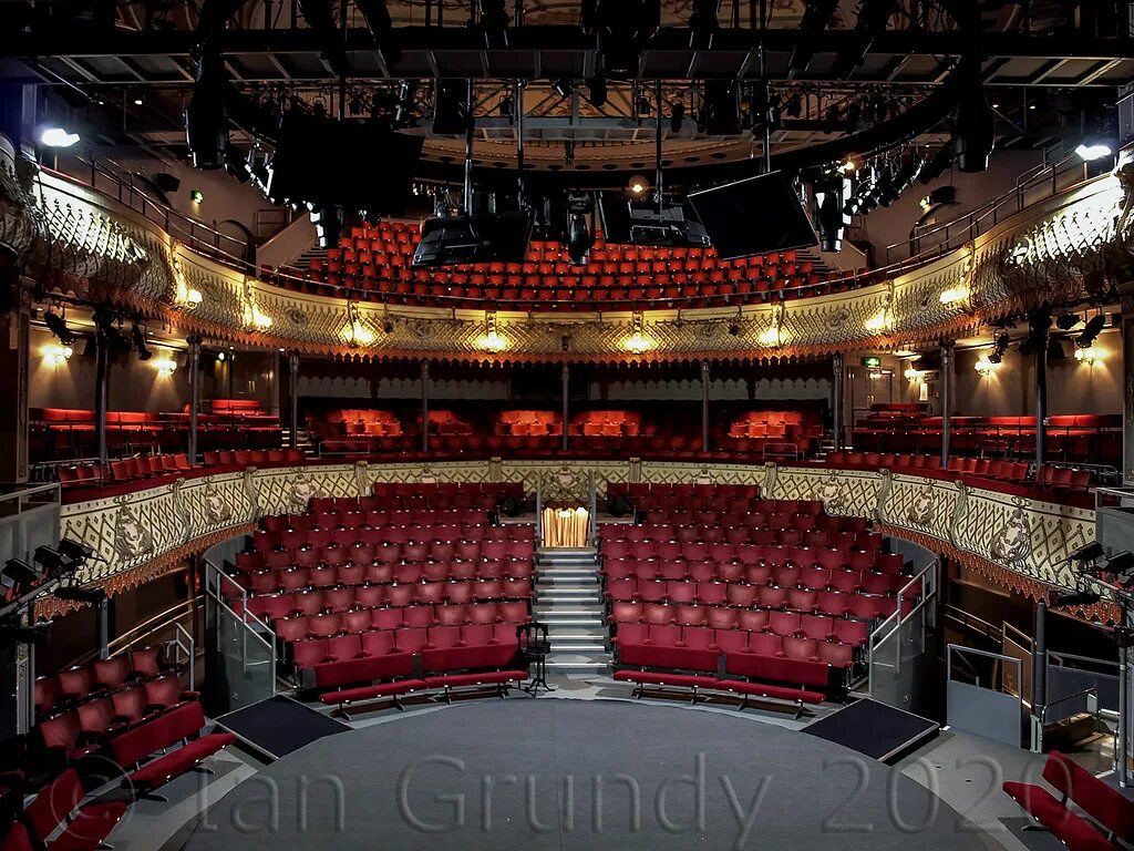 Stalls stage balcony