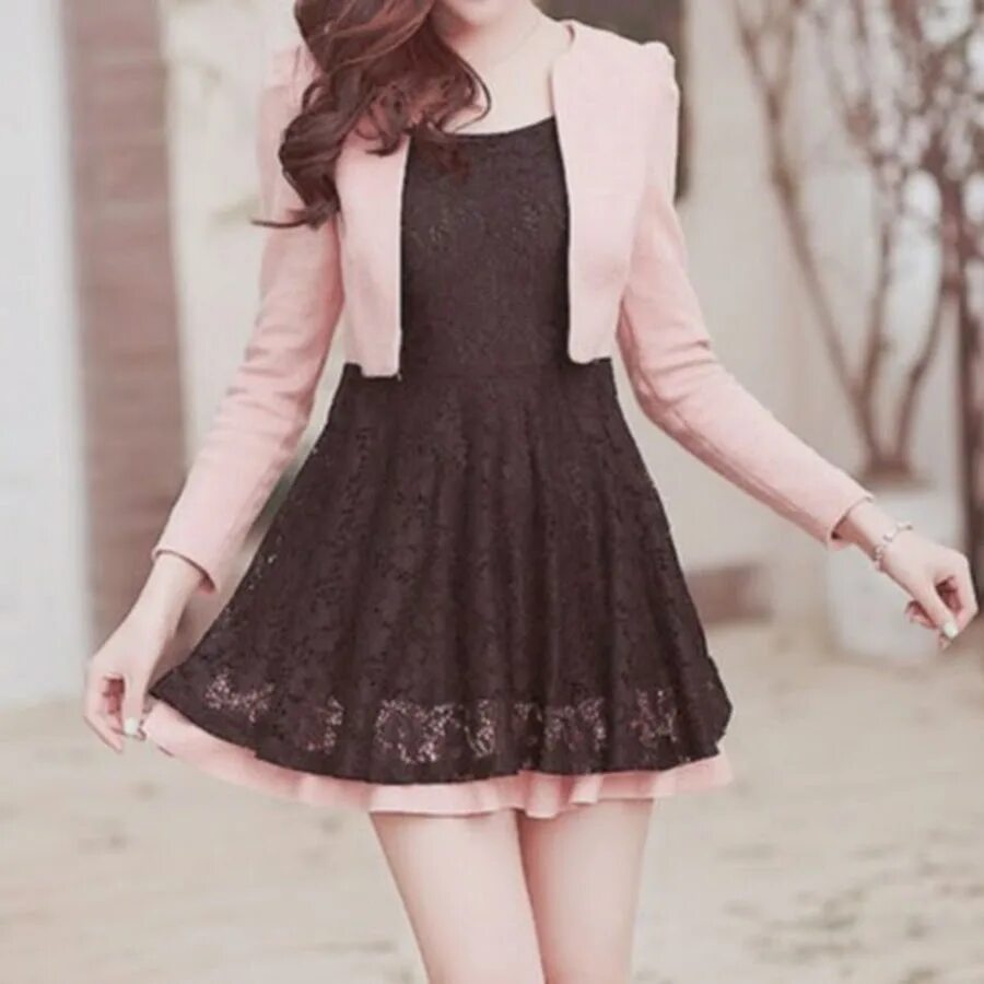 Красивое милое платье. Милое платье. Корейские платья. Красивые корейские платья. Корейская одежда для девушек.