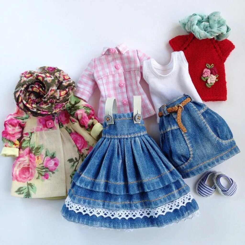 Ткани для платья для куклы
