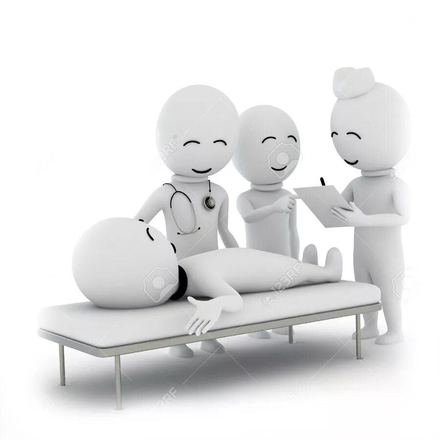 больница белый человек