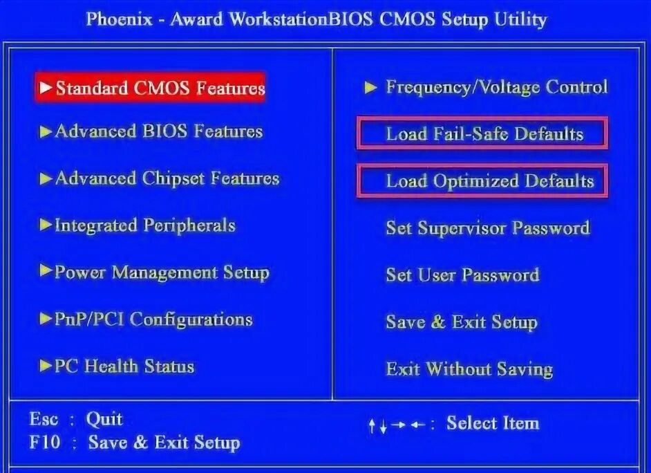 Load optimized defaults перевод. Bios load optimized defaults. сбросить биос на заводские настройки. load optimized settings где находится. как откатить настройки биос.