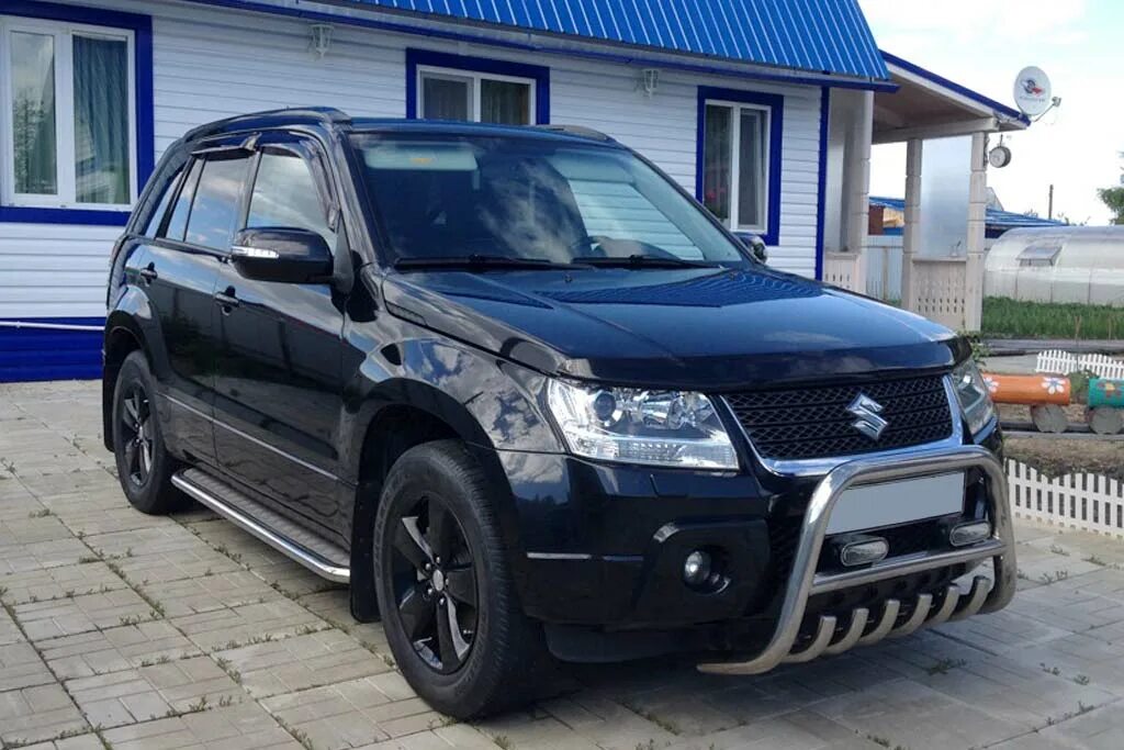 Grand tuning. Suzuki Gran Vitara тюнингованный. Suzuki Grand Vitara 2008 Tuning Black. Обвес Suzuki Grand Vitara. Suzuki Grand Vitara Tuning.