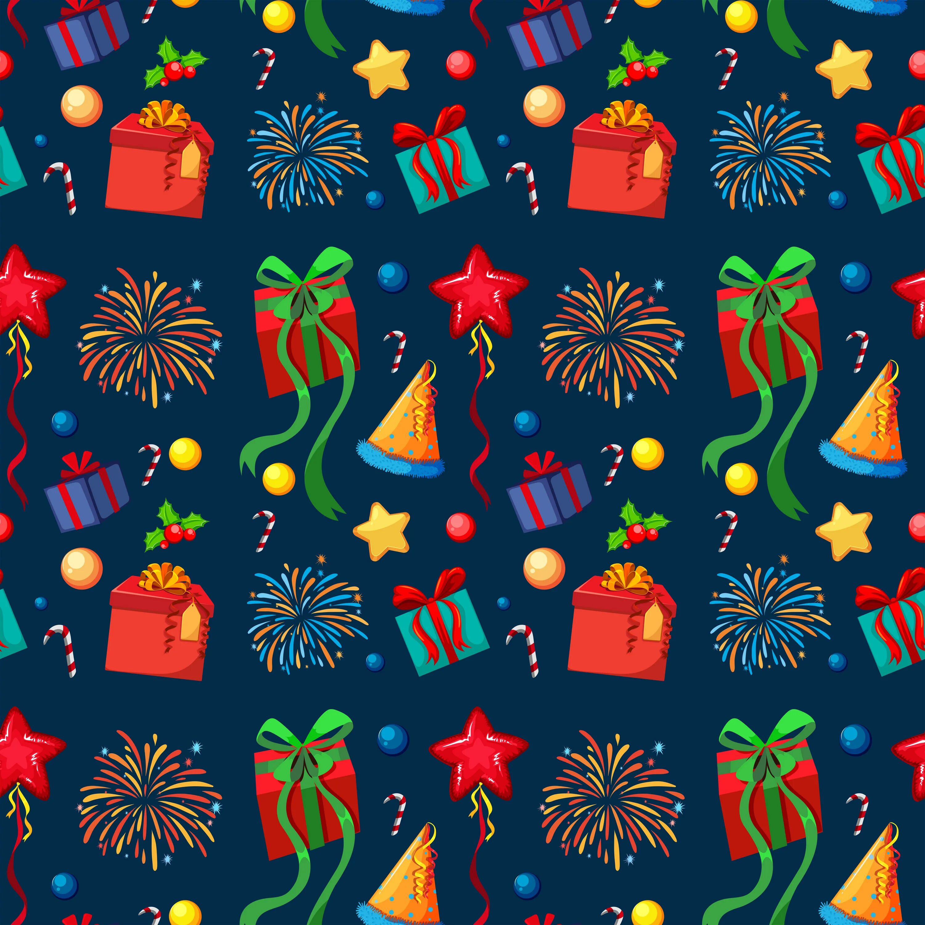 New year pattern