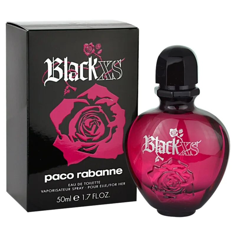 Paco Rabanne Black XS L'exces for her 50 ml. Paco Rabanne Black XS женский 50 мл. Paco Rabanne Black XS L'exces. Black XS for her – Paco Rabanne 2007.