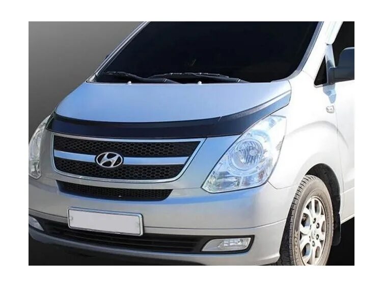 Хендай старекс капот. Дефлектор Hyundai Grand Starex. Дефлектор капота Hyundai Starex. Дефлекторы Hyundai h1 2007. Дефлектор капота Хендай Гранд Старекс.