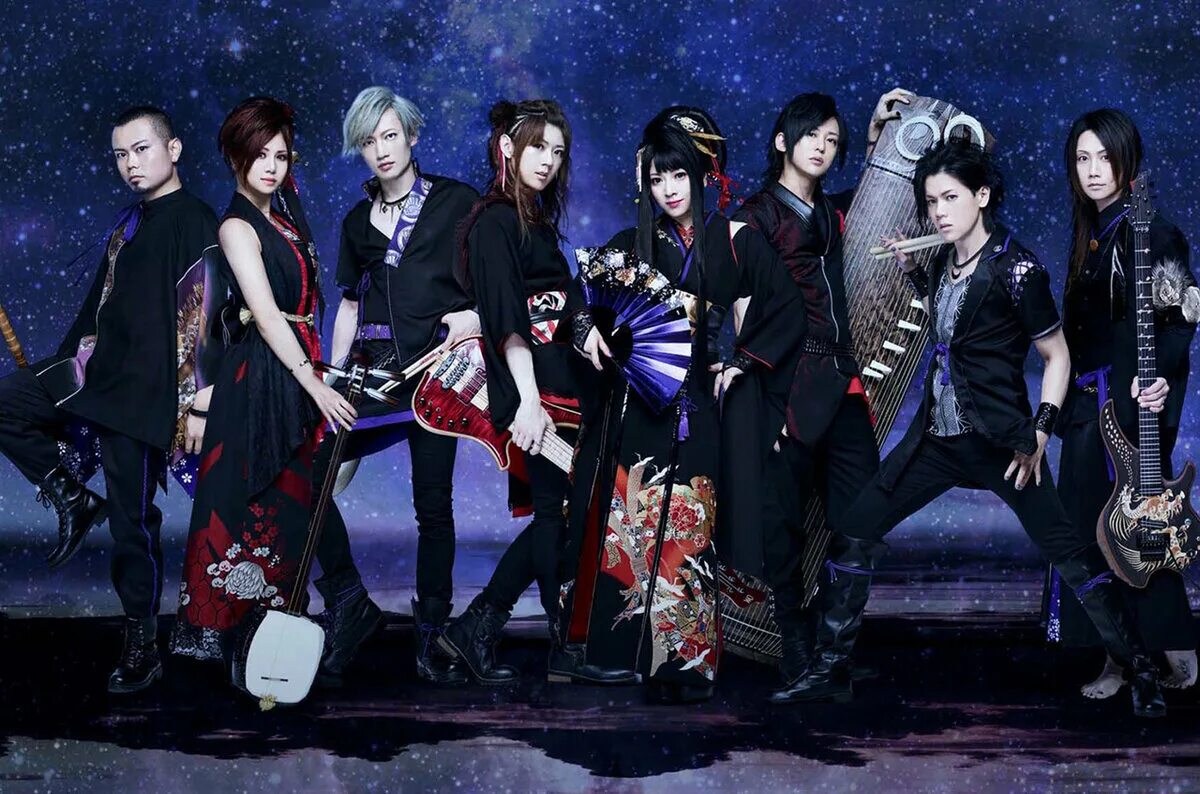 Wagakki Band. Wagakki Band японский музыкальная группа. Японская рок группа Вагаки Бенд. Wagakki Band состав. Песня японский версия