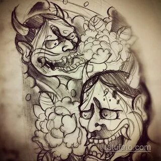 японские тату эскизы 26.11.2019 № 071 -japanese tattoo sketches- tatufoto.c...