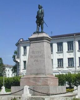 Памятники петру 1 города