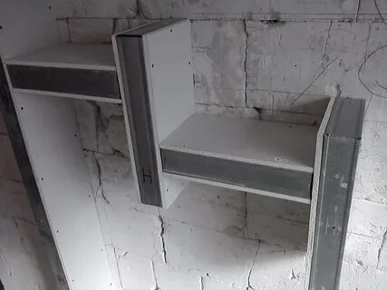 Полки из профиля для гипсокартона