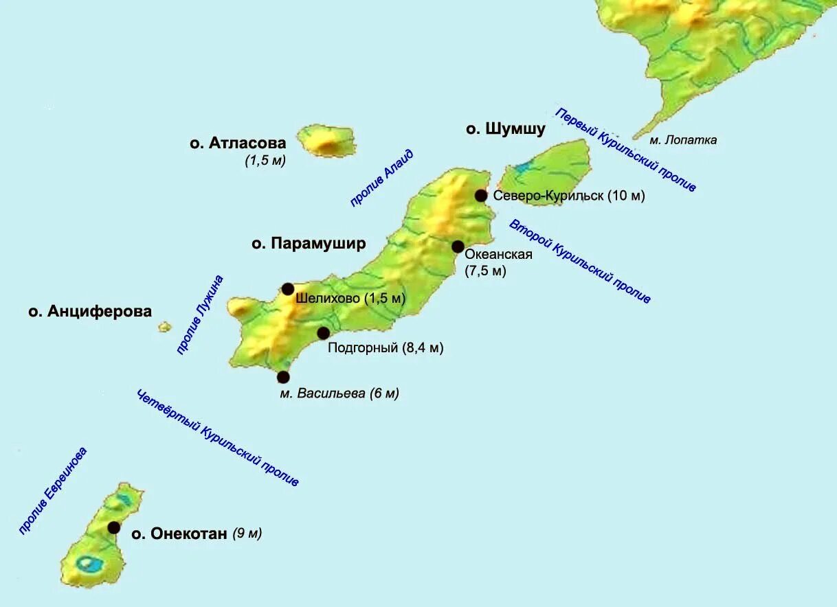 Курильские острова на карте россии названия. Остров Атласова Курильские острова. Острова Шумшу и Парамушир. Остров Шумшу Курильские острова на карте. Курилы остров Парамушир.