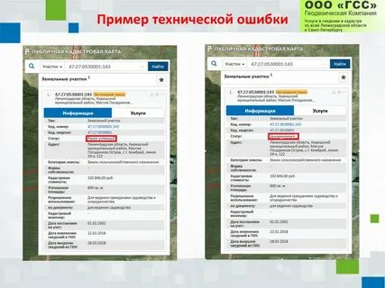 Ошибка в записи егрн
