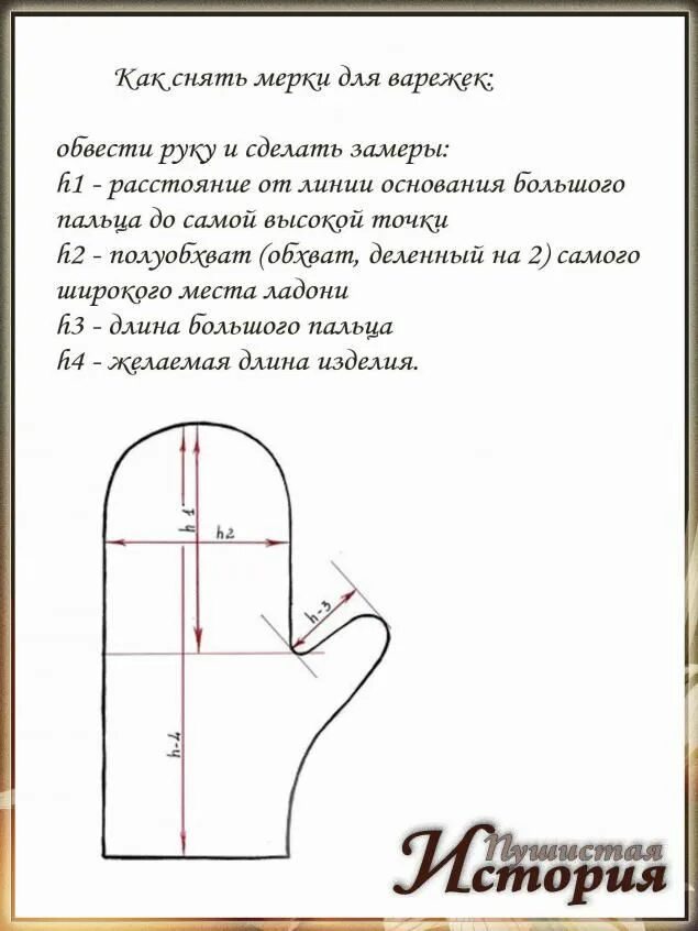 Выкройка мужских рукавиц Выкройка варежек Fur mittens pattern, Handmade mittens, Crochet mittens