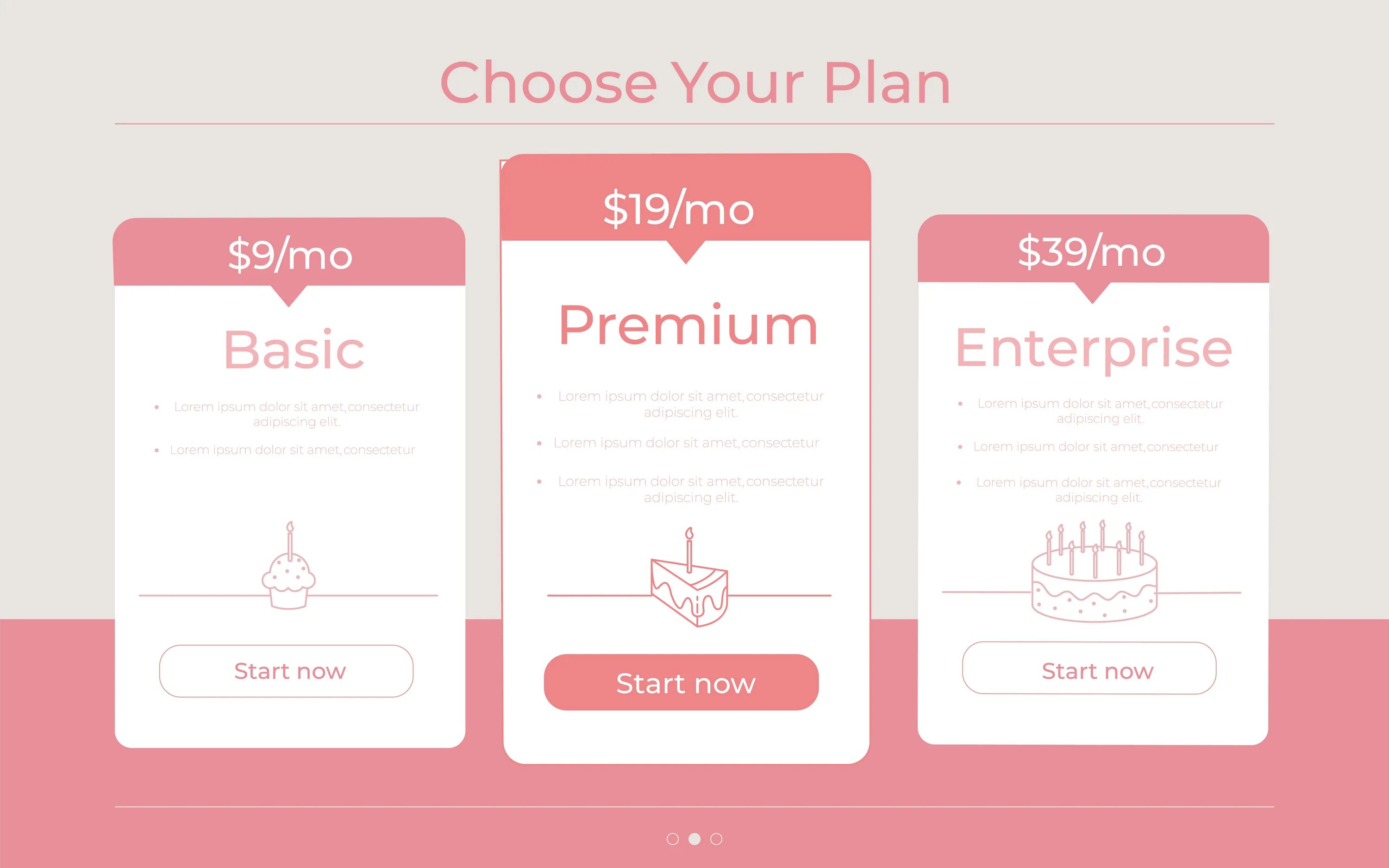 Choose your click. Choose your Plan. Your Plans. Choose your Side шаблон. Subscription Plan Design.