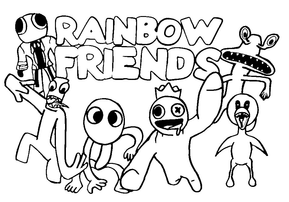Раскраски радужные друзья 2. Rainbow friends раскраска. Rainbow friends Roblox раскраска. Раскраска радужные друзья РОБЛОКС. Радужные друзья желтый раскраска.