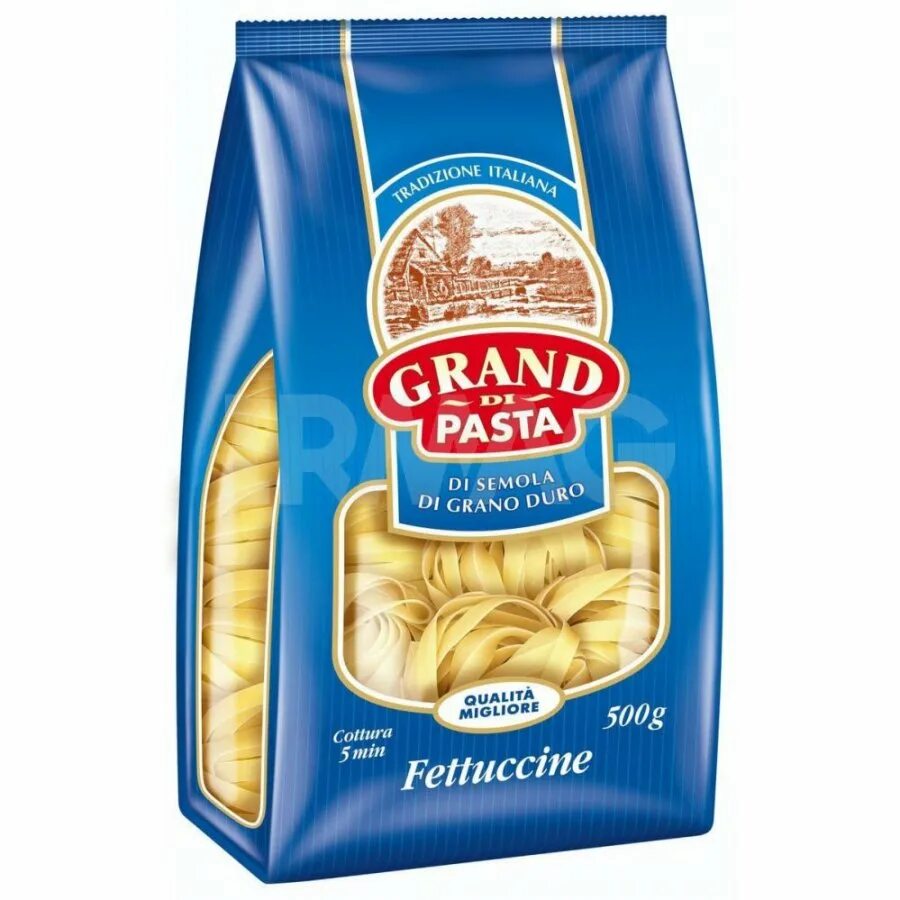 Макароны Макфа Гранд ди паста. Grand di pasta Fettuccine 500 г. Макароны Grand di pasta фетучини, 500г. Макаронные изделия Grand di pasta 500г.