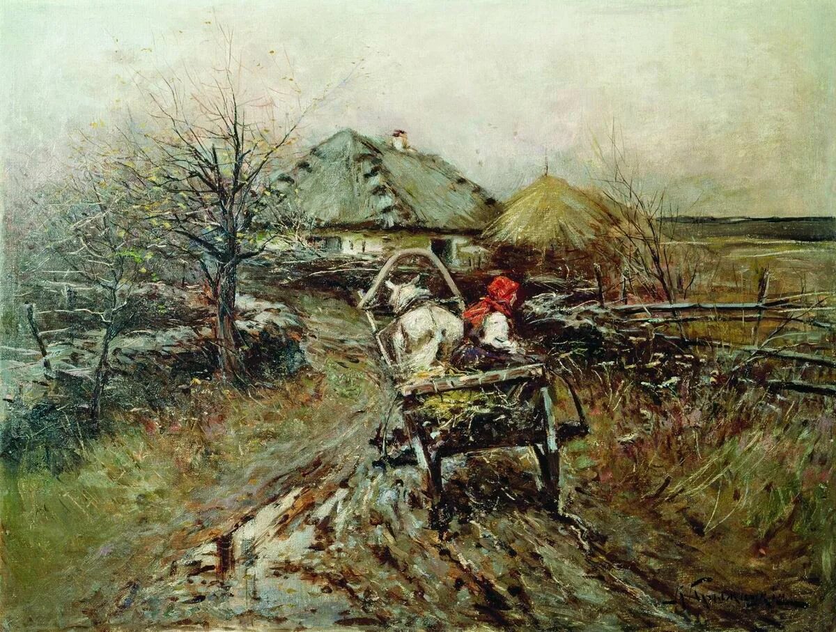 Живопись начала 20 века в россии. Konstantin Yakovlevich Kryzhitsky (1858-1911).