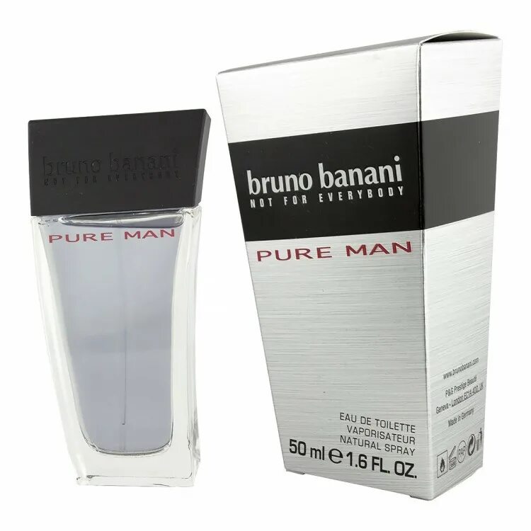 Bruno banani купить. Туалетная вода Bruno Banani Pure man. Pure men Bruno Banani мужские духи.