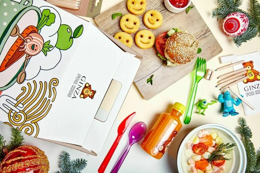 Kids box test. Детское меню гинза. детское меню боксы ресторан. детский набор ginza kids box.. kids box меню.