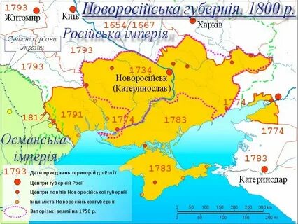 В новороссию входили территории