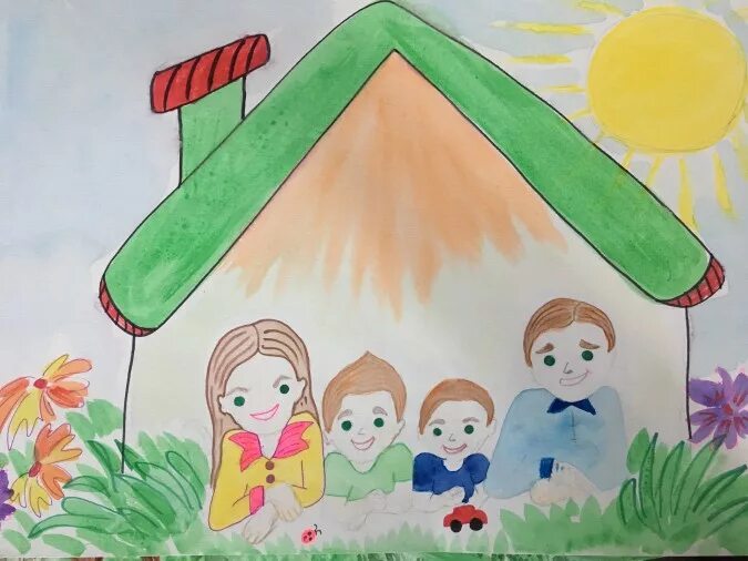 Рисунок на тему семья. Рисунок моя семья. Рисунок на тему моя семья. Рисунок семьи в детский сад. Рисунки семья вместе