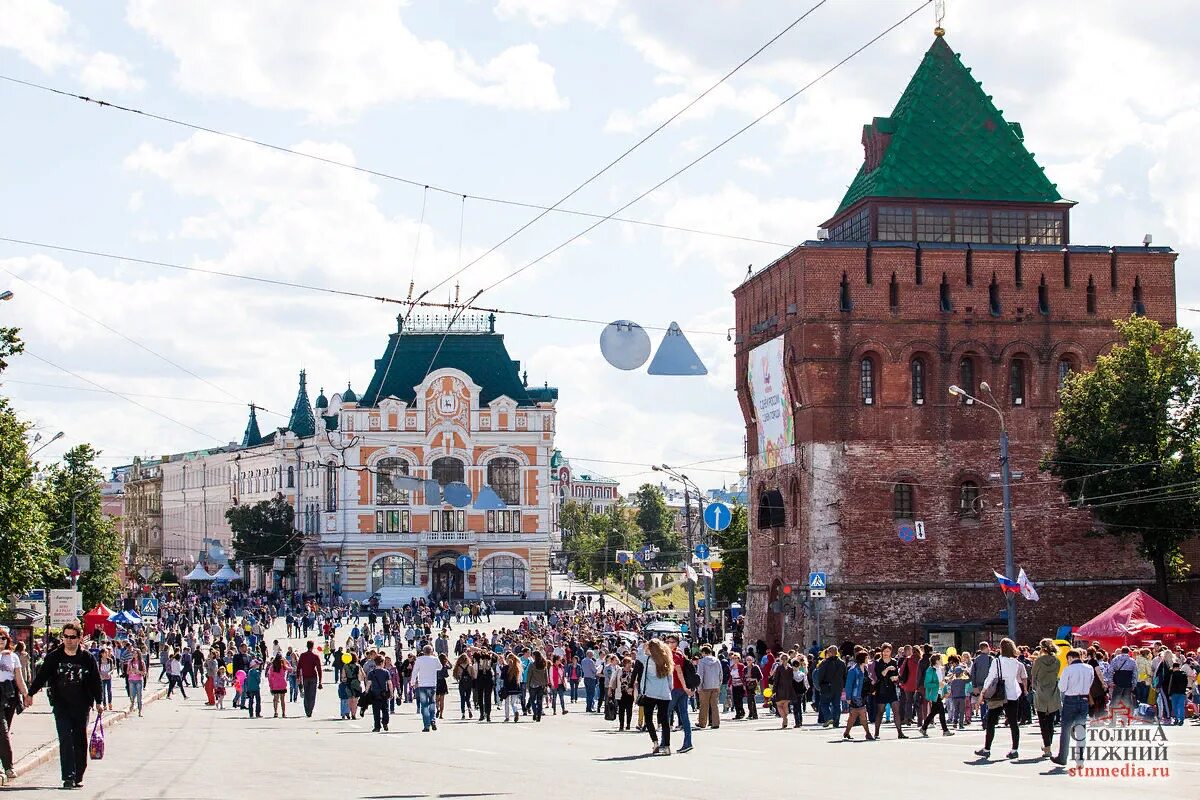 Прогноз городе нижний новгород. Площадь Минина Нижний Новгород. Площадь Минина Покровка. Праздник на площади Минина в Нижнем Новгороде. День города Нижний Новгород площадь Минина.