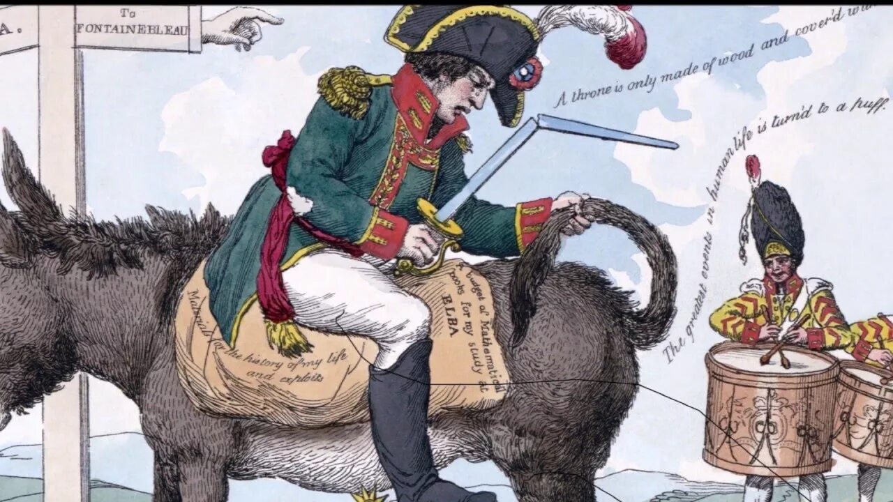 Великом отсюда. Наполеон Бонапарт карикатуры 1812. Наполеон Бонапарт от Великого до смешного. Наполеон Бонапарт на осле. Карикатуры о наполеоновской армии.
