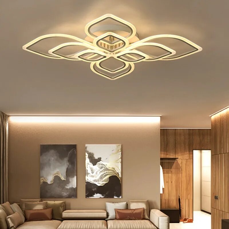Светодиодный свет на потолке. Led panel 60x60 esterno. Интерьер пятиугольной гостиной. Спот lucide nigel 09929/05/30. 501.