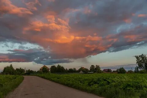 Село закат