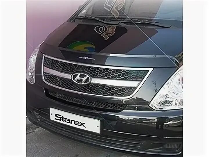 Дефлектор на капот Grand Starex 2008. Дефлектор Hyundai Grand Starex. Дефлектор капота Хендай Старекс 2009г. Дефлектор капота Hyundai Grand Starex.