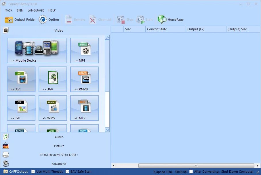 Format factory для windows 7. Format factory. фабрика форматов. формат фактори. format factory картинки.