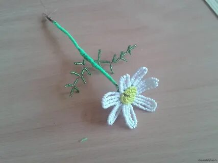 Ромашка из проволоки