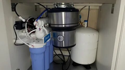 Установка пищевого измельчителя отход