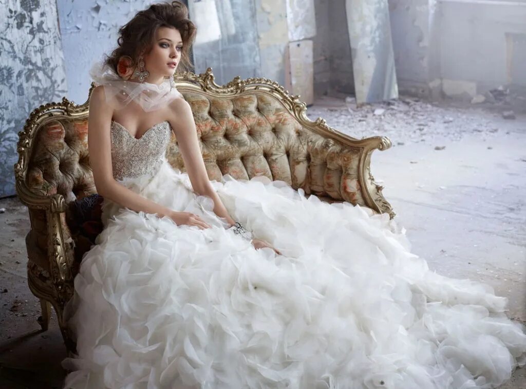 Лазаро Свадебные платья. Платье Джилл Габбиано. Самые красивые Свадебные платья. Лакшери герл невеста