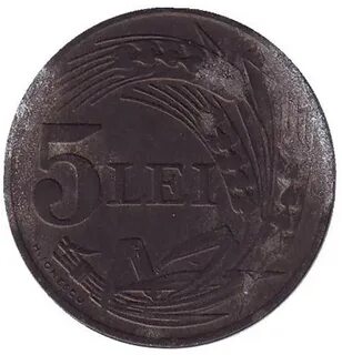 Монета 5 лей